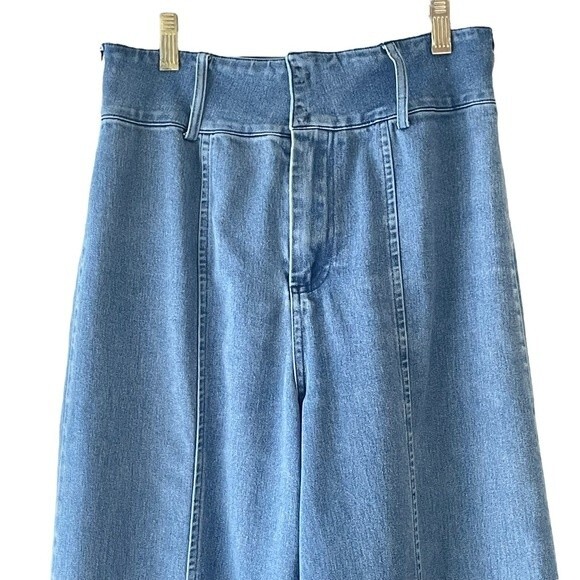 Altar'd State High Rise Wide Leg Baggy Jeans, size Medium - Picture 3 of 8